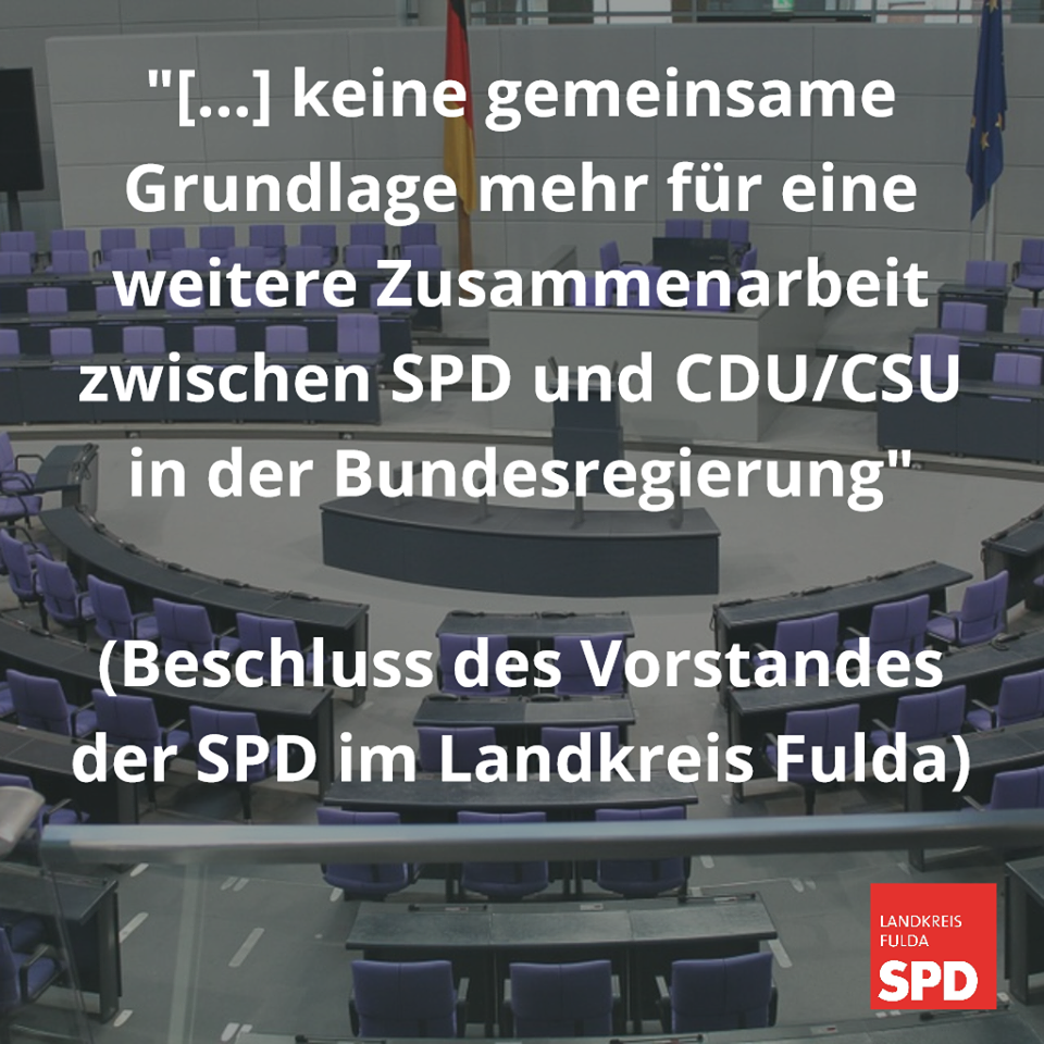 Pressemitteilung: Fuldaer SPD Fordert Baldigen Ausstieg Aus Großer ...